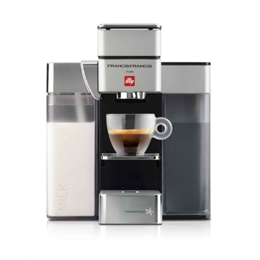 Отдельностоящая кофемашина Illy iperEspresso Y5 Milk Espresso and Coffee  белая купить в Новосибирске в интернет-магазине BT-TECHNIKA c доставкой